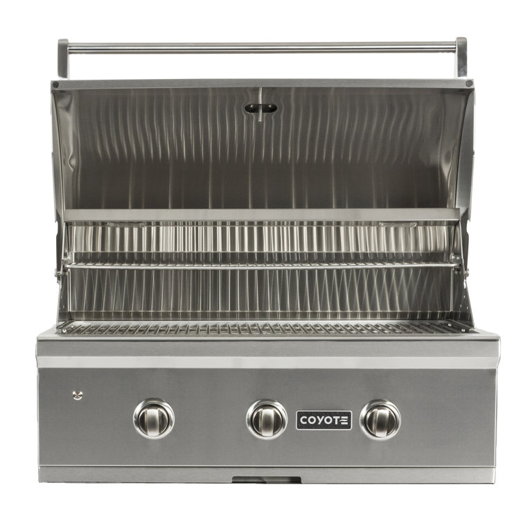 Coyote 34-Inch Stainless Steel Built-In Natural Gas Grill