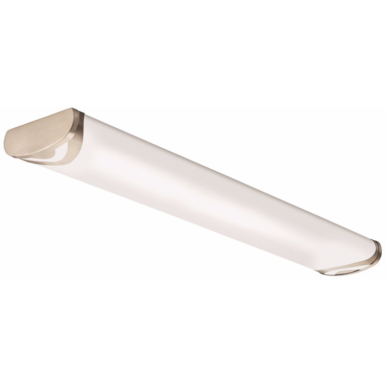 EcoBright Brushed Nickel 48" LED Linear Flush Mount Light