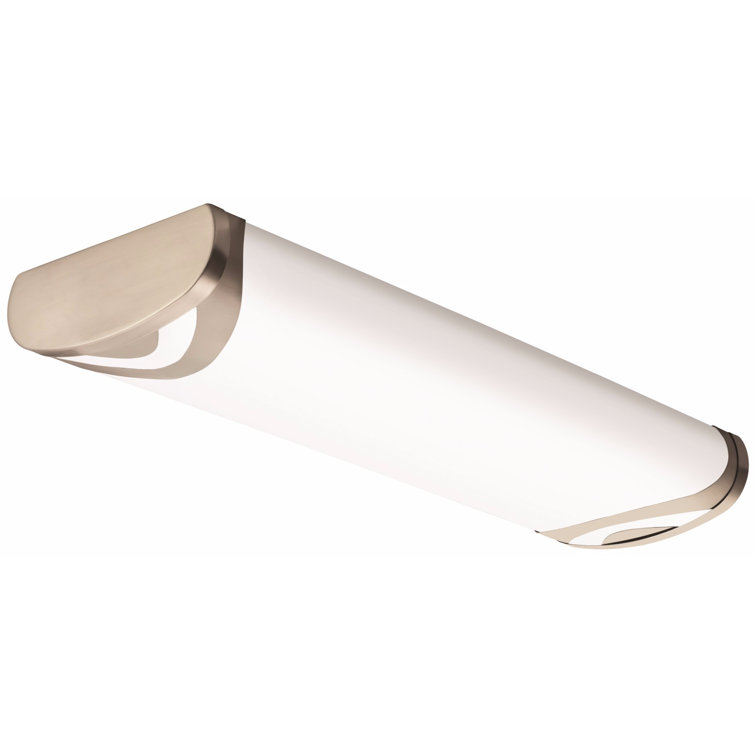 Boomerang 24" Brushed Nickel LED Linear Flush Mount Light