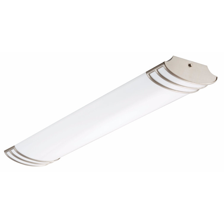 Brushed Nickel 47" LED Linear Flush Mount Light