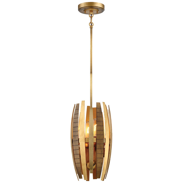 Ardor Gold Crystal Mini-Pendant with Incandescent Elegance