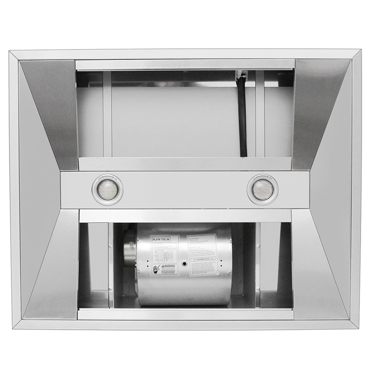 36" Stainless Steel Wall Mounted Range Hood with Electronic Controls
