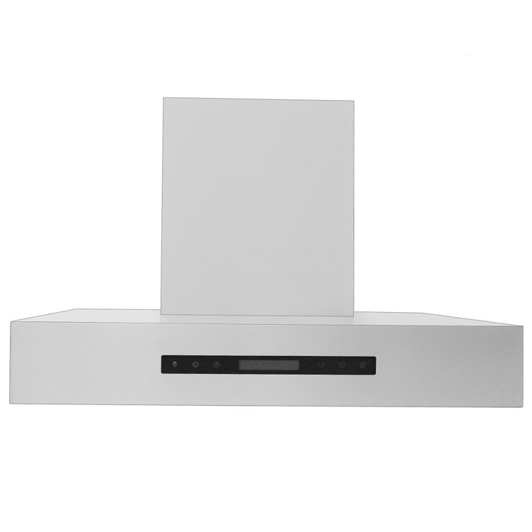 36" Stainless Steel Wall Mounted Range Hood with Electronic Controls