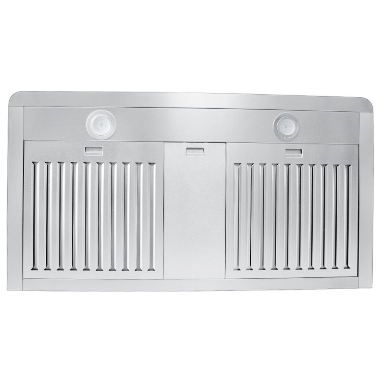 36-Inch Stainless Steel Under Cabinet Range Hood with LED Lights