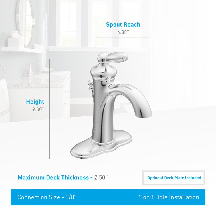 Classic Distressed Bronze 9" Vessel Bathroom Faucet with Drain Assembly