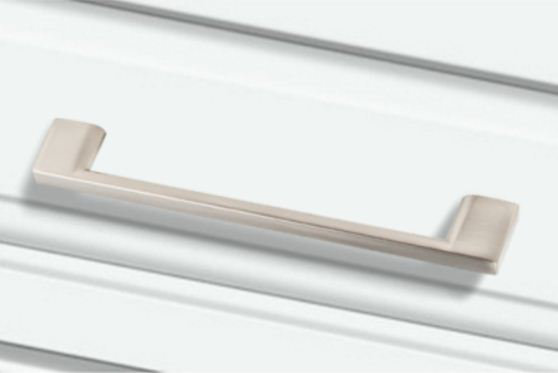 Satin Nickel Brushed Bar Pull with Mounting Hardware