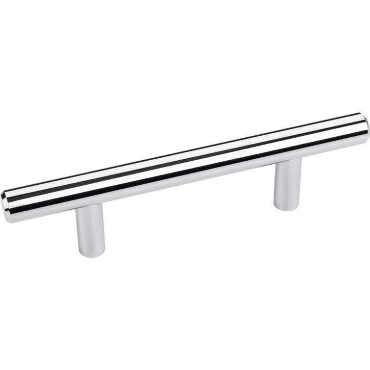 Naples Polished Chrome Modern Cabinet Bar Pull with Mounting Hardware