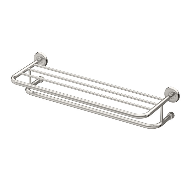 Satin Nickel Wall Mounted Stainless Steel Towel Rack