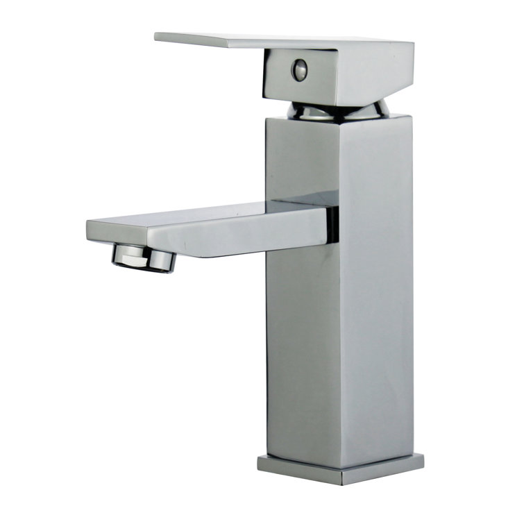 Granada Polished Chrome Single Handle Bathroom Faucet with Pop-Up Drain