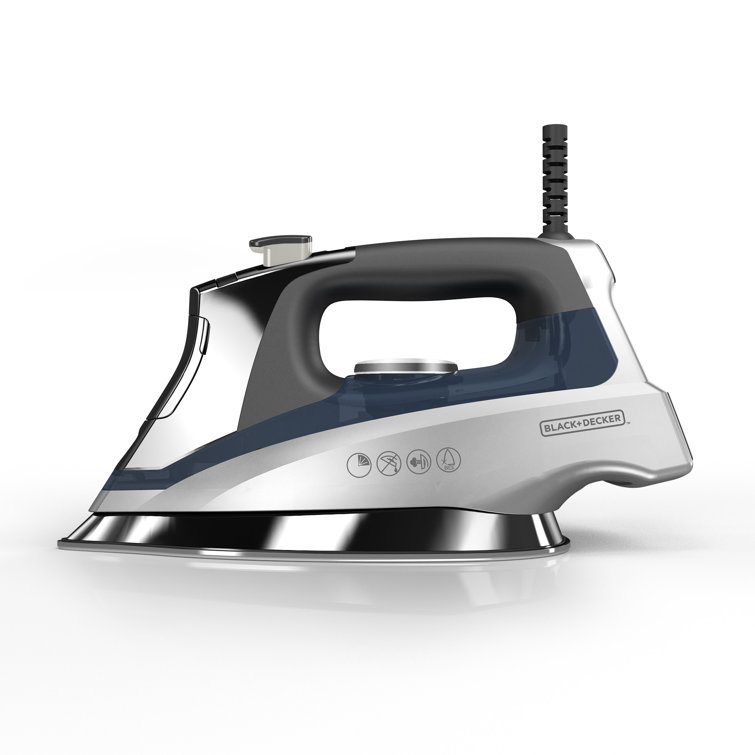 Blue Stainless Steel Burst Steam Iron with Vertical Function