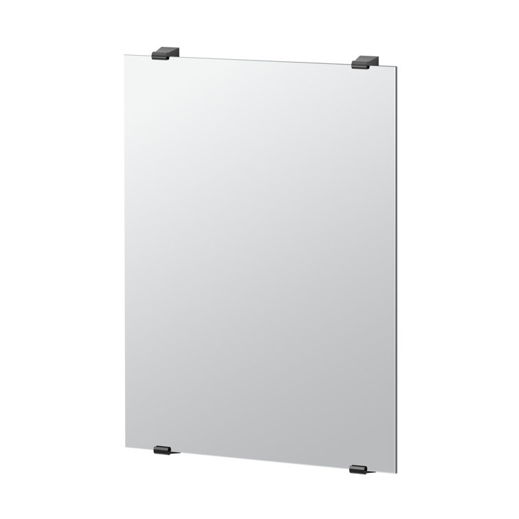 Bleu 30" x 22" Polished Frameless Rectangular Bathroom Mirror