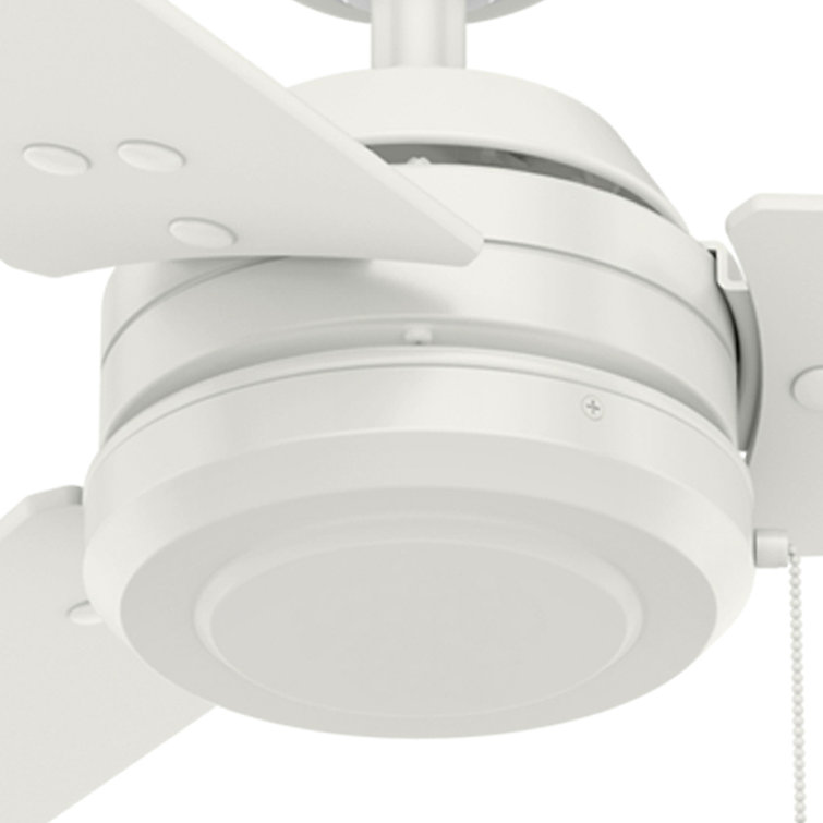 52'' Fresh White Reversible Blade Outdoor Ceiling Fan