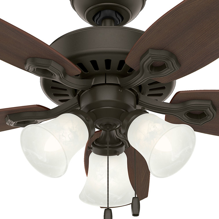 Elegant 42" New Bronze Ceiling Fan with Cherry & Mahogany Blades