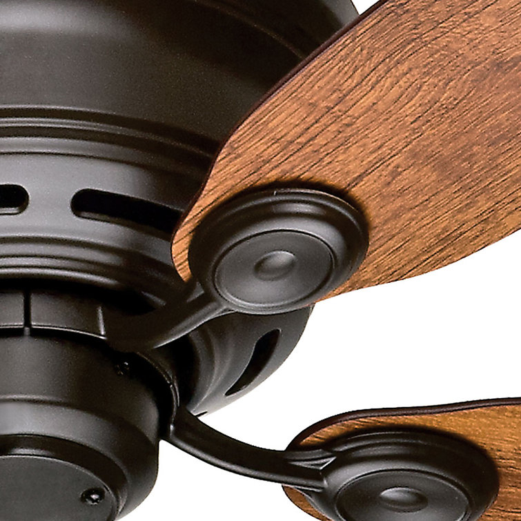 42" New Bronze Low Profile Ceiling Fan with Oak Blades
