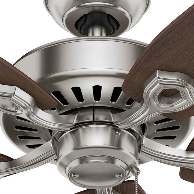 52" Brushed Nickel Ceiling Fan with Reversible Blades