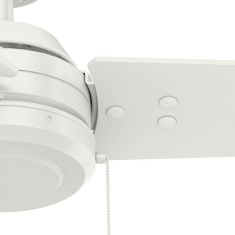52'' Fresh White Reversible Blade Outdoor Ceiling Fan
