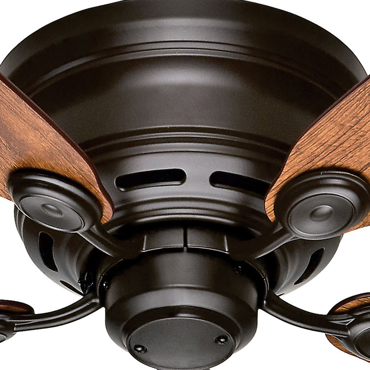 42" New Bronze Low Profile Ceiling Fan with Oak Blades