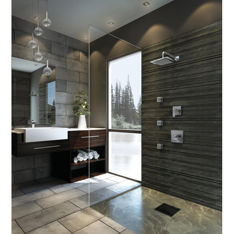Sleek Modern Chrome Single Hole Brass Bathroom Faucet