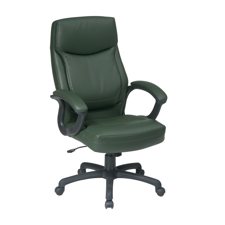 Burgundy High Back Ergonomic Leather Executive Chair