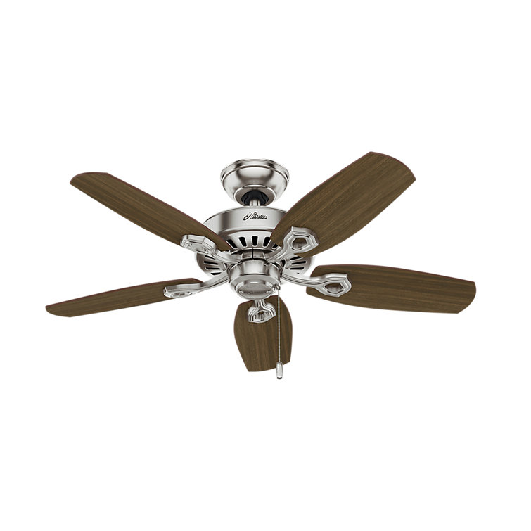 42" Premier Bronze Ceiling Fan with Walnut Blades and Lights