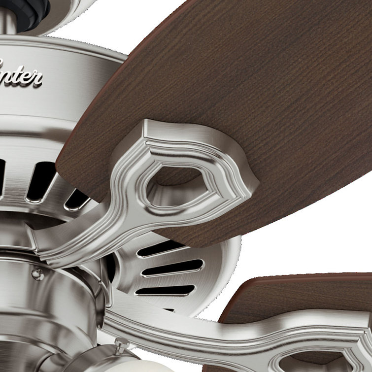 42" Premier Bronze Ceiling Fan with Walnut Blades and Lights