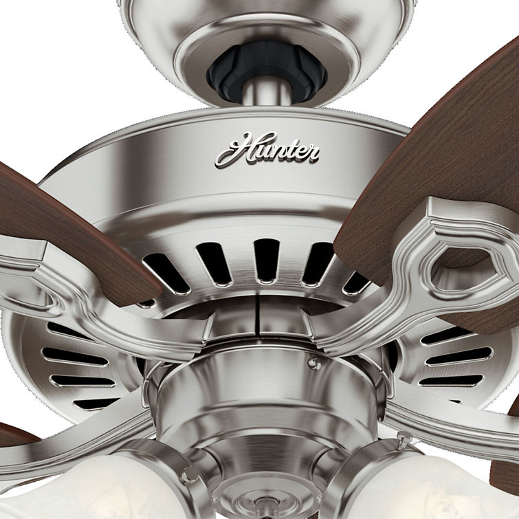 42" Premier Bronze Ceiling Fan with Walnut Blades and Lights