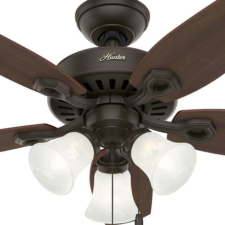 Elegant 42" New Bronze Ceiling Fan with Cherry & Mahogany Blades