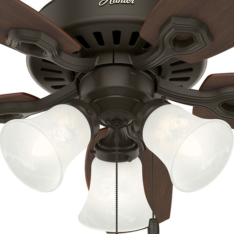 Elegant 42" New Bronze Ceiling Fan with Cherry & Mahogany Blades