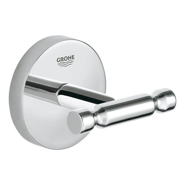 BauCosmopolitan Chrome Wall Mounted Robe Hook