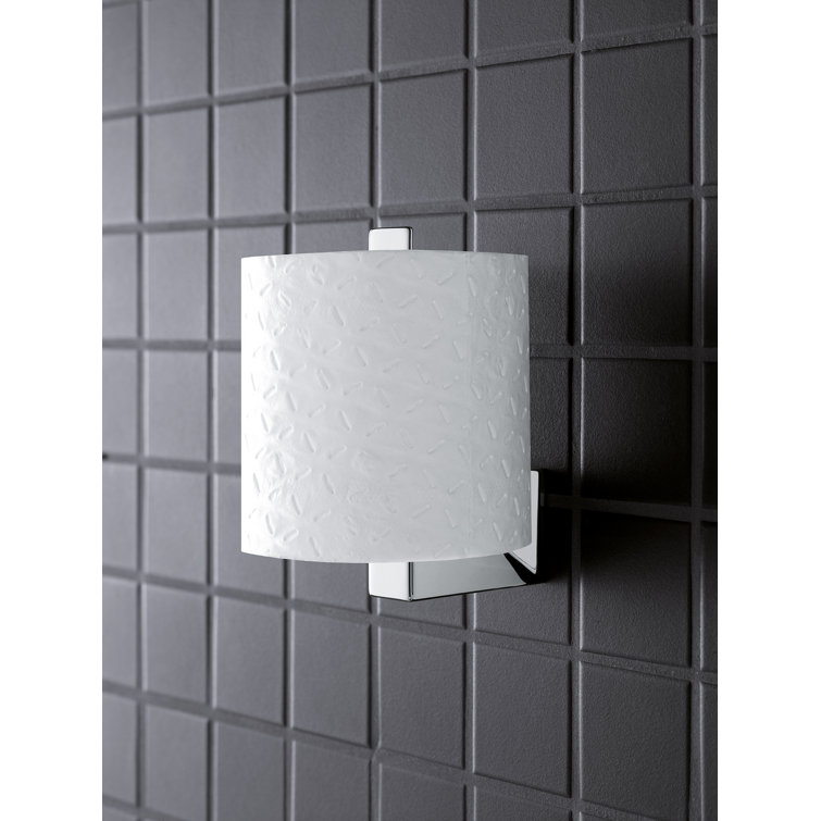 Chrome Modern Wall Mounted Spare Toilet Paper Holder