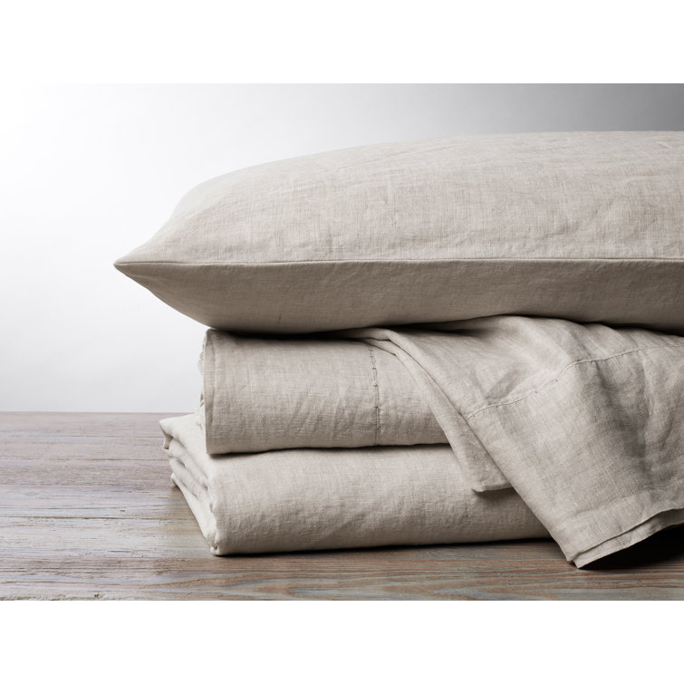Full Size Fog Organic Cotton Percale Sheet Set
