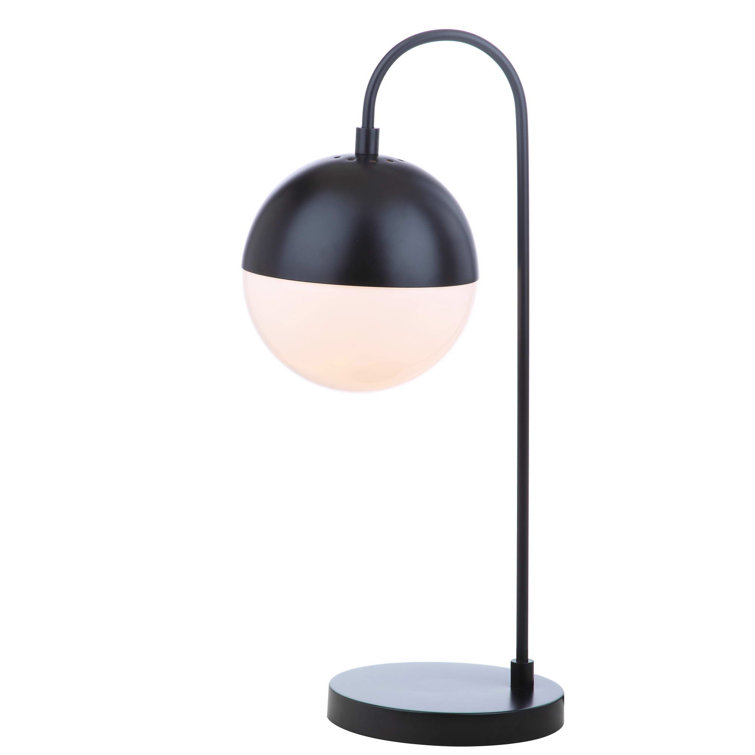 Cappi 20.5" Black Contemporary Globe Table Lamp