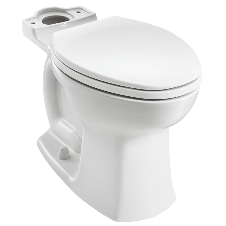 White Vitreous China Dual Flush Elongated Toilet Bowl