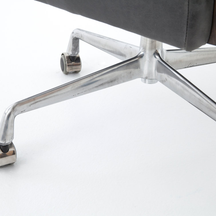 Bryson High-Back Knoll Natural Swivel Task Chair in White