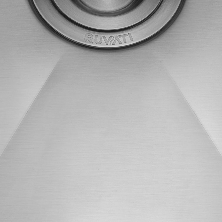 Ruvati 23" x 18" Stainless Steel Undermount Utility Sink