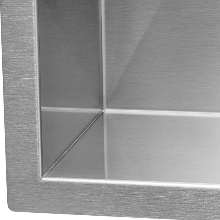 Ruvati 30-Inch Stainless Steel Double Bowl Undermount Kitchen Sink