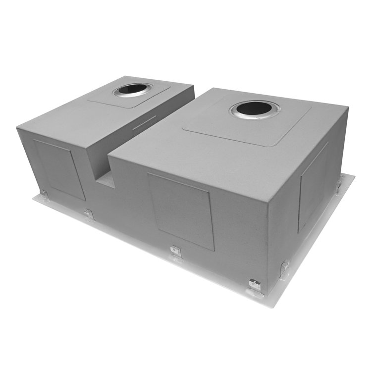 33-Inch Stainless Steel Double Bowl Topmount Kitchen Sink
