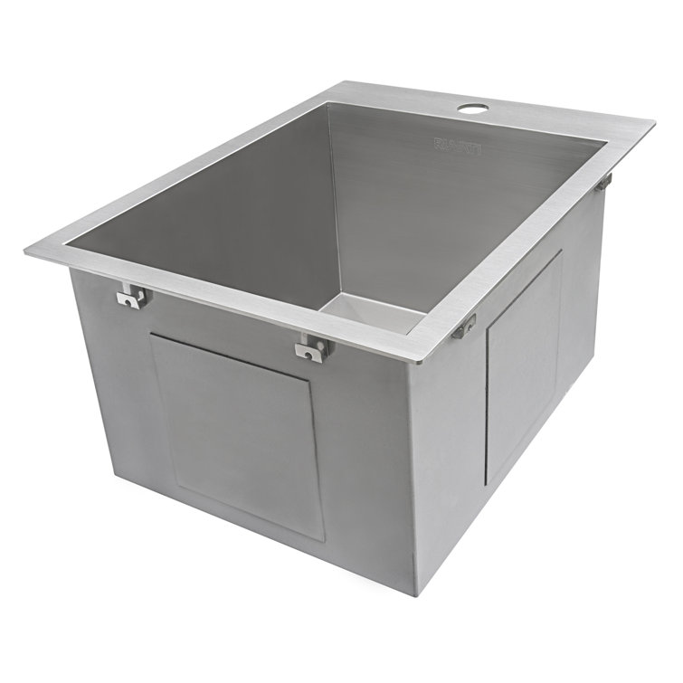 Ruvati 15 x 20 Inch Stainless Steel Drop-In Bar Prep Sink