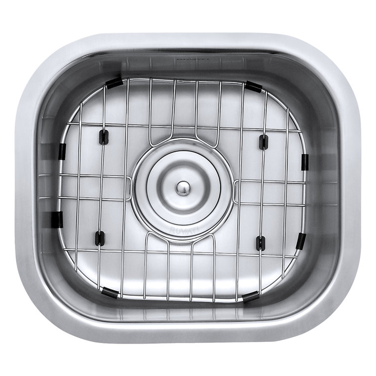 Ruvati 15" x 12.75" Stainless Steel Undermount Bar Prep Sink