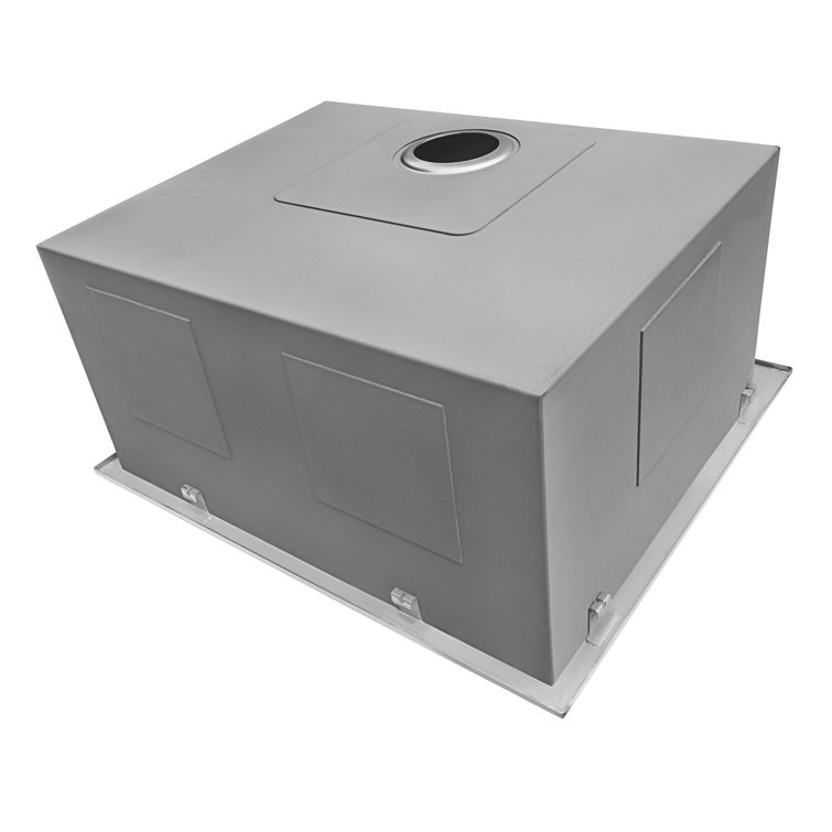 Ruvati 22" x 22" Stainless Steel Drop-In Utility Sink