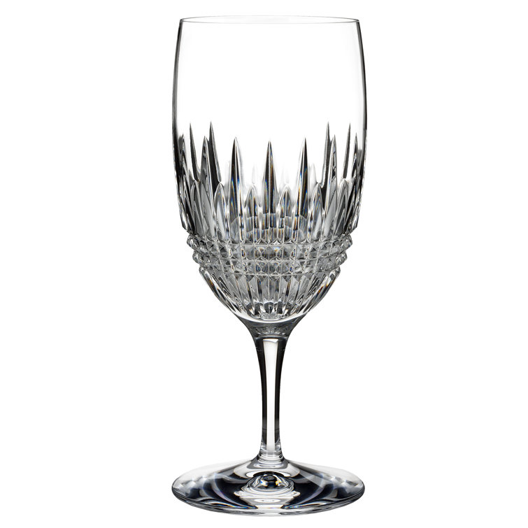 Lismore Diamond Clear Lead Crystal Iced Beverage Glass