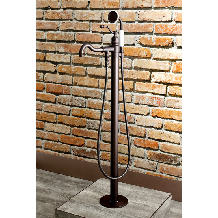 Oil Rubbed Bronze Freestanding Tub Faucet with Hand Shower