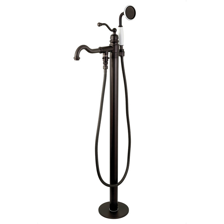 Oil Rubbed Bronze Freestanding Tub Faucet with Hand Shower