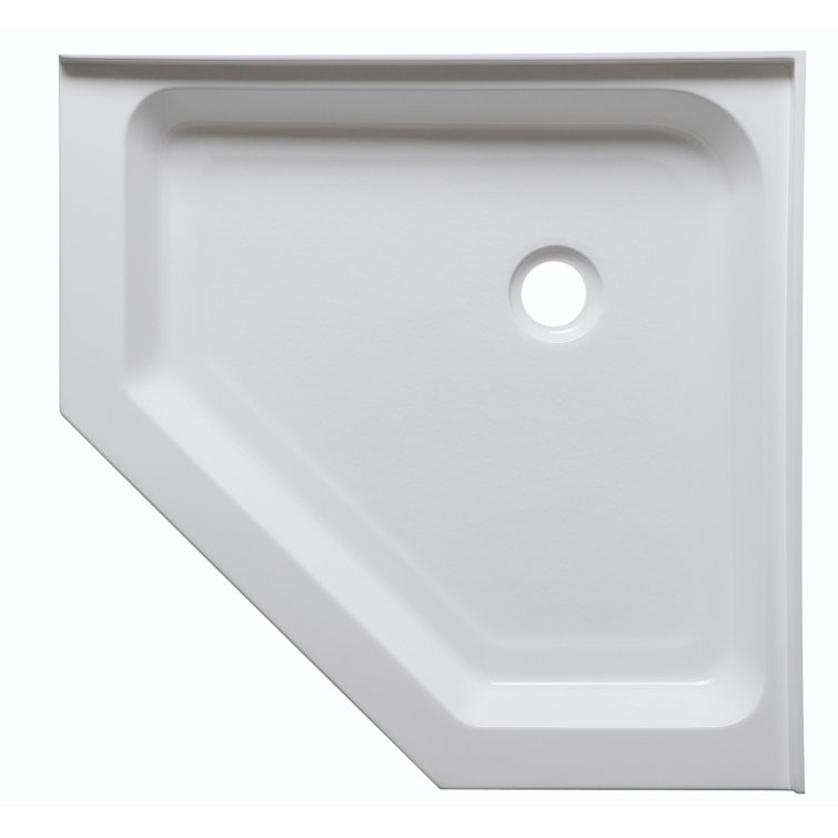 Randi 36'' White Acrylic Neo-Angle Shower Base