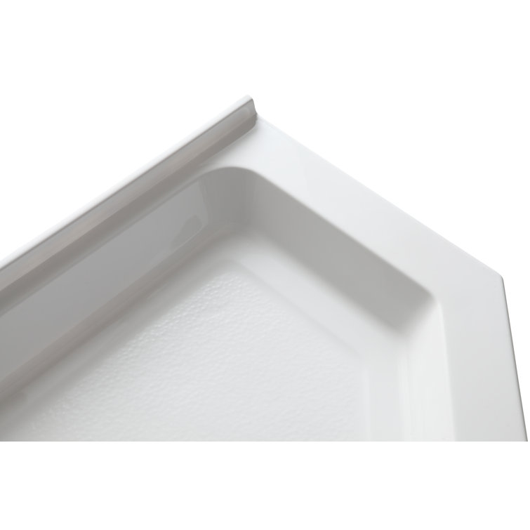 Randi 36'' White Acrylic Neo-Angle Shower Base