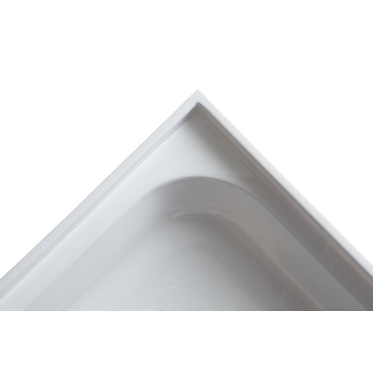 Randi 36'' White Acrylic Neo-Angle Shower Base
