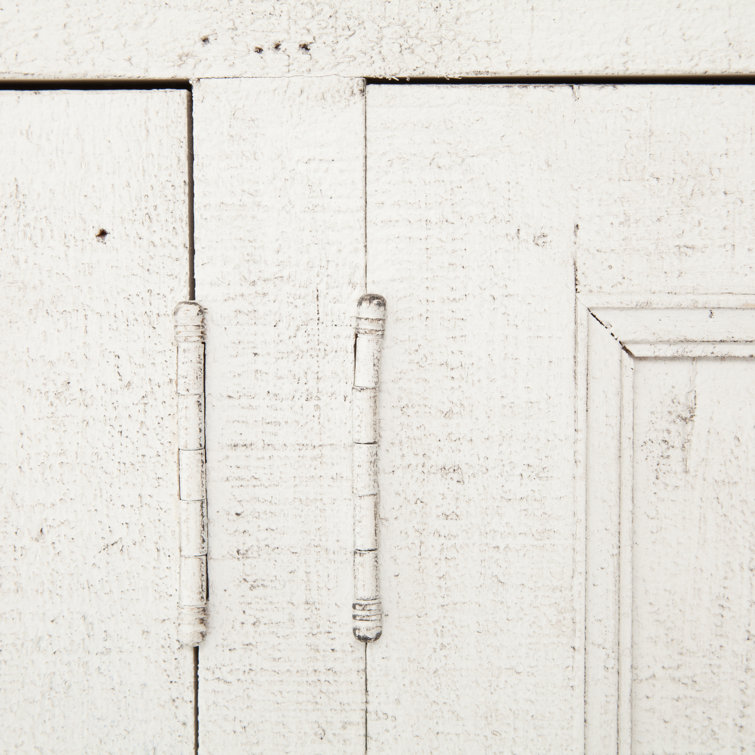 Cintra Modern Farmhouse 70.75'' Brown and White Sideboard