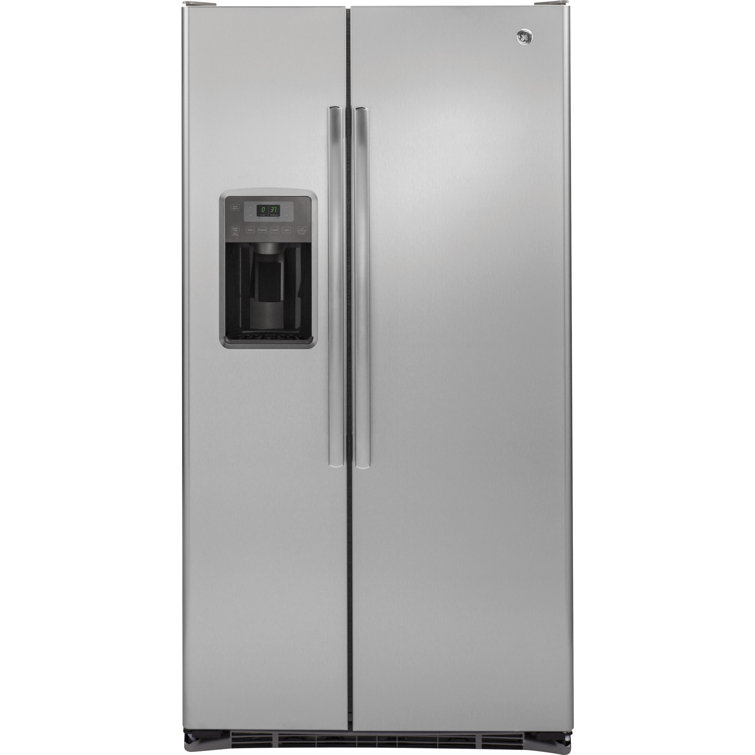Stainless Steel 22 Cu. Ft. Side-by-Side Refrigerator with Ice Maker