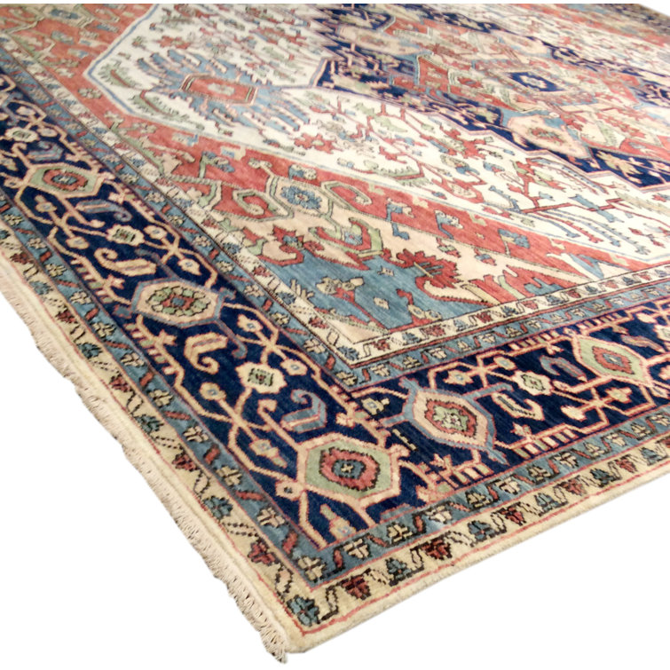 Serapi Rust Hand-Knotted Wool Runner Rug 2'11" x 24'2"