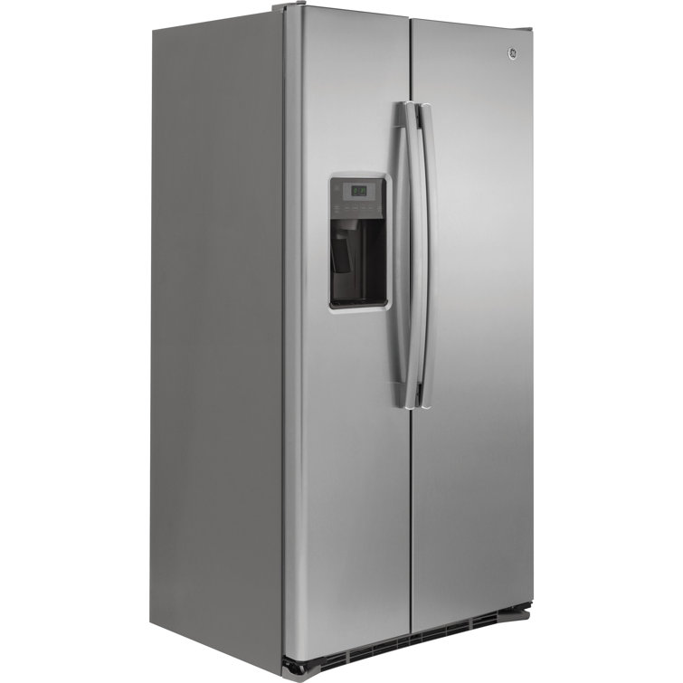 Stainless Steel 22 Cu. Ft. Side-by-Side Refrigerator with Ice Maker